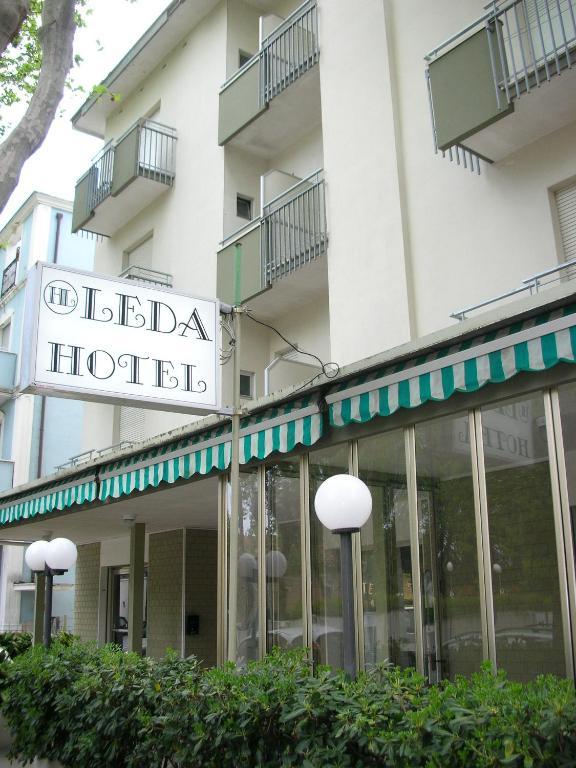 Hotel Leda Rimini Exteriör bild